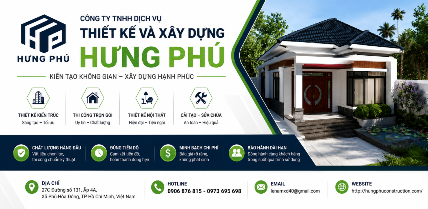 Thiết kế và xây dựng Hưng Phú